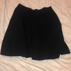 lily white black skater skirt